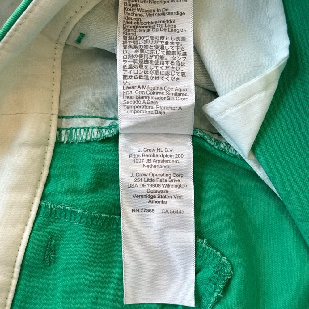 J.Crew 3.5 inch Classic Chino Short in Kelly Green Size 2 - Picture 12 of 12